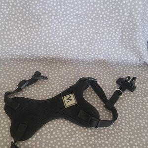 Small Pet Harness Soft Mesh Vibrant Life Black Dog